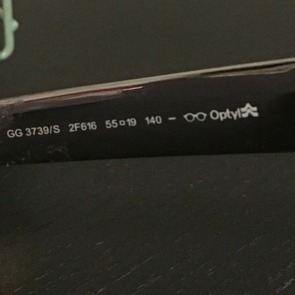 Gucci Pink Floral Sunglasses GG3739/S 2F616 - NEW - Picture 7 of 7